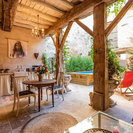 Villa Champagne House- Oasis De Luxe & De Charme - Coeur De - 10-12 Pers - Piscine, Cuisine D'ete, Patio, Bar & Piano