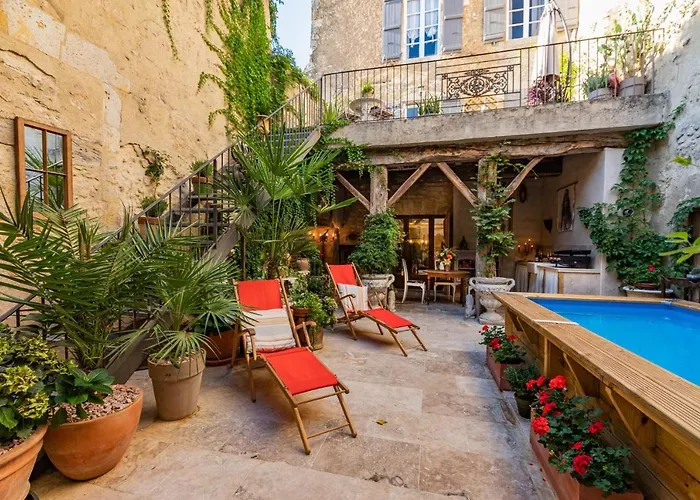 Champagne House- Oasis De Luxe & De Charme - Coeur De - 10-12 Pers - Piscine, Cuisine D'ete, Patio, Bar & Piano Villa *