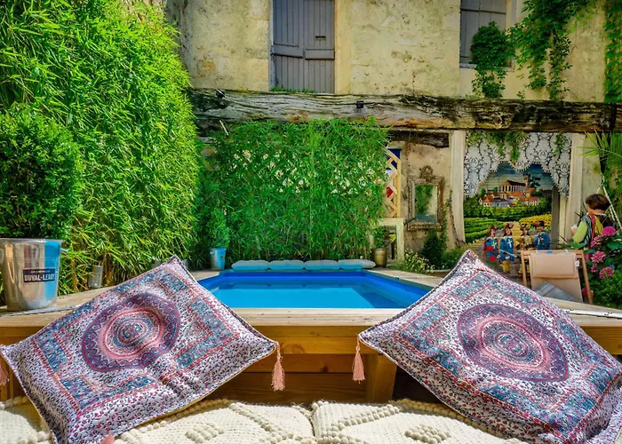 Champagne House- Oasis De Luxe & De Charme - Coeur De - 10-12 Pers - Piscine, Cuisine D'ete, Patio, Bar & Piano Villa Condom