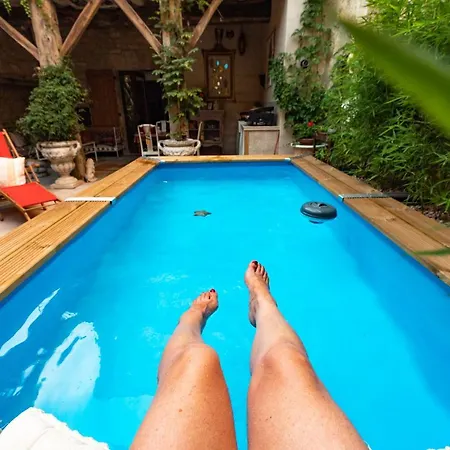 Champagne House- Oasis De Luxe & De Charme - Coeur De - 10-12 Pers - Piscine, Cuisine D'ete, Patio, Bar & Piano Condom