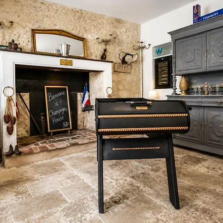 Villa Champagne House- Oasis De Luxe & De Charme - Coeur De - 10-12 Pers - Piscine, Cuisine D'ete, Patio, Bar & Piano *