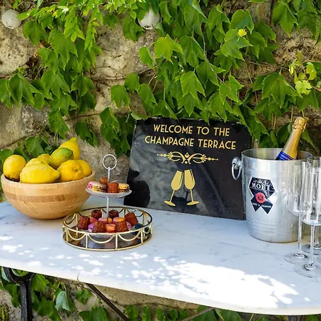 Champagne House- Oasis De Luxe & De Charme - Coeur De - 10-12 Pers - Piscine, Cuisine D'ete, Patio, Bar & Piano