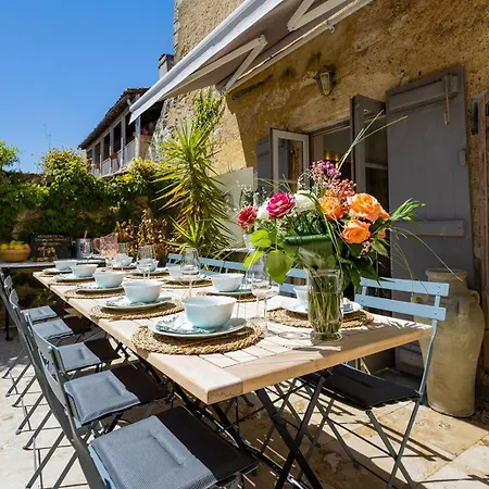 Champagne House- Oasis De Luxe & De Charme - Coeur De - 10-12 Pers - Piscine, Cuisine D'ete, Patio, Bar & Piano Villa